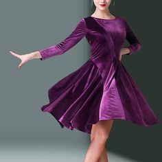 Latin Ballroom, Latin Dress, Dance Competition, Dance Outfits, Knee Length Dress, Ballroom, Dance Wear, Knee Length, Red Roses