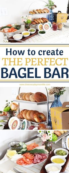 how to create the perfect bagel bar