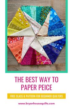 Foundation Paper Piecing For Quilters Triangle Love, Easy Quilting, Pattern Printable, The Triangle, Free Quilting, The Class