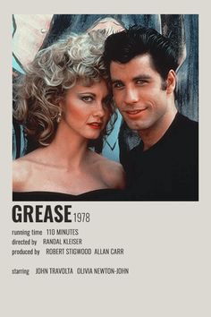 an advertisement for grease starring actors from the tv series