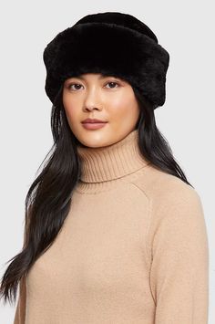 click to expand Winter Fur Felt Hats With Faux Fur Lining, Luxury Winter Hats With Faux Fur Lining, Luxury Winter Hat With Faux Fur Lining, Elegant Winter Beanie Hat, Mink Colored Winter Hat With Faux Fur Lining, Mink Color Hat With Faux Fur Lining For Winter, Stylish Winter Hats, Cossack Hat, Elegant Hat