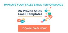 email sales flyer with the words improve your sales performance