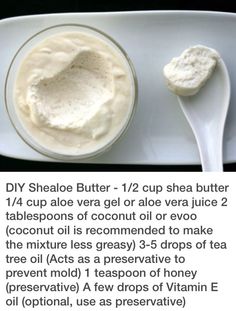 Shea Butter And Aloe Vera Face Cream, Diy Gel Moisturizer, Aloe Vera Lotion Diy, Aloe Vera Body Butter, Shea Butter For Skin, Aloe Vera Butter, Aloe Body Butter, Aloe Vera Recipes, Aloe Vera Acne