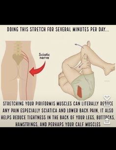 the diagram shows how to stretch out muscles