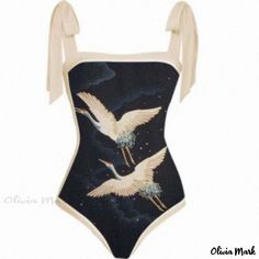 Olivia Mark - Vintage-Style Beachwear Set for Summer Fun Bathing Suit Designs, Retro Swimwear, Retro Swimsuit, Beach Wear Outfits, Beachwear Fashion, Surf Wear, One Piece Suit, One Piece For Women, Retro Prints