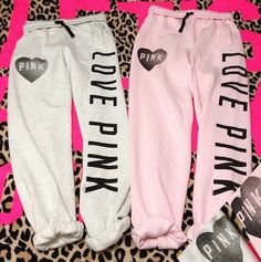 Pink sweats Victoria Outfits, Vs Clothes, Cute Athletic Outfits, Cuffed Sweatpants, Pink Outfits Victoria Secret, Pink Clothes, Cute Gym Outfits