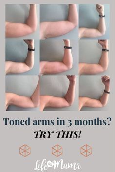 the arm is shown with instructions for how to do it