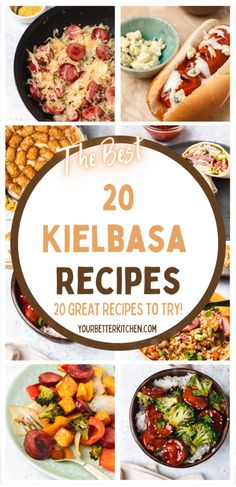 the best kelbbasa recipes to try in your kitchen or dining room, including hot dogs and salads