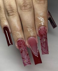 #nailinspo #prettynails #nailsnailsnails #nailsonfleek #nailtech #gelpolish #nailartist #clearnails #acrylicsnails #chromenails#enchantedacrylicnails Uñas Aesthetic, Future Nails, Soya Mumu, Easy Nails, Glamour Nails, Nice Nails, Long Nail, Y2k Nails, Glamorous Nails