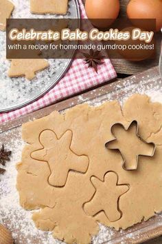 homemade gingerbread cookies with a recipe for homemade gumdrop cookies