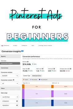 the pinterest ads for beginners page on pinterest ad's website