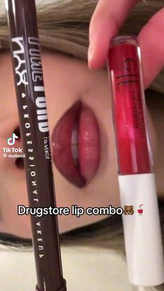 #elf #makeup ##lipcombo #fyp #makeupaddict Cola Lips, Lips Makeup Tutorial, Makeup Dewy, Glossy Lips Makeup, Learn Makeup, Simple Makeup Tips, Makeup Accesories, Lip Makeup Tutorial, Makeup Artist Tips