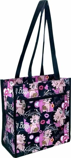 Betty Boop canvas pink shopping bag tote purse handbag cartoon #BettyBoop #shoppingtote Pretty Luggage, Pink Shopping Bag, Betty Boop Black, Pink Shopping, Casual Tote Bag, Pink Tote Bags, Pink Tote, Tote Bag Purse, Satchel Purse