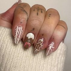 Get into the holiday cheer with these 24PCS Christmas Almond Press-On Nails! 🎄 Featuring cute gingerbread man and bow designs on a nude base, these full-cover acrylic nails are perfect for a fun and festive Xmas manicure. Easy to apply and stylish for the season – shop now for your holiday nails!

#ChristmasNails #GingerbreadNails #PressOnNails #HolidayNailArt #XmasNails #DIYManicure #FestiveNails #NudeNails