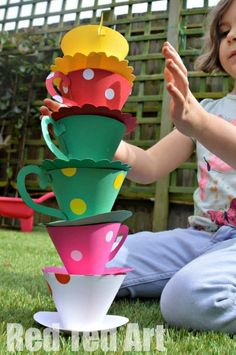 Paper Teacup, Tea Party Games, Kids Tea Party, Princess Tea Party