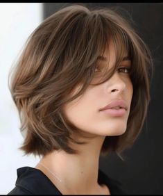 Hair Inspiration Short, Short Hair Haircuts, Short Hair With Bangs, Summer 24, Hair Transformation, Hair Cut, Bobs Haircuts, Hairstyles With Bangs, Pretty Hairstyles