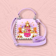 Here's A Style Worth Going Un Poco Loco For! With A Stylized Design Of Miguel's Family Ofrenda From Disneypixar's Coco, This Handbag Is Detailed With Scalloped Appliqus For A Look That's Always Worth Remembering. Also Features A Removable Top Handle, An Adjustable Shoulder Strap, A Sugar Skull Interior Lining Pattern, And An Enamel Brand Badge With A Graphic Of Miguel And Mama Coco Donning Their Luchador Masks Below. Polyurethane; Polyester Lining Approx. 6 1/2" H X 8" W X 3 1/2" D Disney Style Gift Bag, Rectangular Shape, Disney Rectangular Shoulder Bag For Daily Use, Disney Rectangular Shoulder Bag For Everyday Use, Disney Multicolor Bags With Adjustable Strap, Disney Style Crossbody Bag For Daily Use, Disney Multicolor Rectangular Bag, Disney Style Rectangular Shoulder Bag For School, Disney School Bags In Rectangular Shape, Disney Shoulder Bag For School With Adjustable Strap