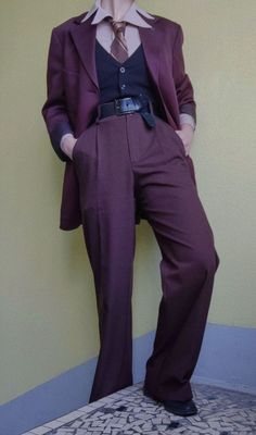 Male Librarian Outfit, Formal Nonbinary Outfits, Nonbinary Graduation Outfit, Masc Fashion Aesthetic, Transmasc Formal Wear, Mens Prom Outfits, Garconne Style Outfit, Nonbinary Suit, Masc Prom Outfit