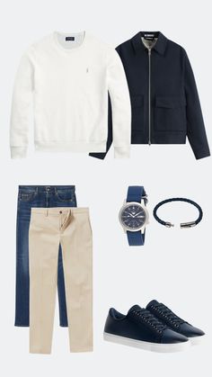 Formal Casual Outfits, Polo Shirt Outfits, Minimalist Fashion Men, Stylish Men Casual, Mens Trendy Outfits, Mens Casual Dress Outfits