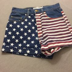 Super Cute American Apparel American Flag Shorts. Brand New Without Tags. Size 27. Made In The Usa. American Flag Shorts, American Apparel Shorts, Flag Shirt, Pant Shirt, Usa Flag, American Apparel, Made In The Usa, American Flag, Jean Shorts