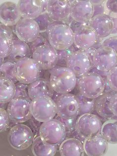 Light purple AB acrylic beads. Size: 9.5mm with the hole being 2mm. You will get a total of 10 beads. They are perfect for any jewelry making project Happy Beading and Happy Creating : ) Purple Glass Beads For Jewelry Crafting, Cheap Trendy Purple Beads, Soft Purple Aesthetic, Light Purple Aesthetic, Purple Polished Beads For Party, Pink Purple Aesthetic, Polished Purple Party Beads, Pearl Purple, Elegant Purple Faceted Beads