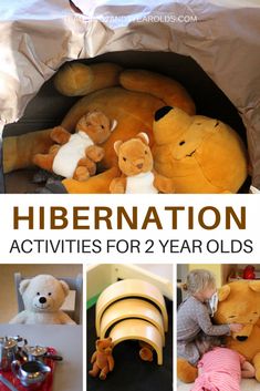 Hibernation Activities For Toddlers, Activities For 2 Year, Winter Lesson Plan