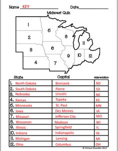 a map of the united states with names and numbers