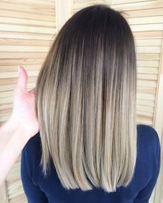 Brown Ombre Hair Color, Balayage Straight, Brown To Blonde Balayage, Balayage Straight Hair, Ash Blonde Hair Colour, Ash Blonde Balayage, Blond Balayage