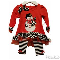 New With Tags Size 12 Months Please See Pictures For More Details Ladybug Outfits, Sparkle Outfit, Faux Fur Top, Cream Lace Top, Matching Sets Outfit, Bear Outfits, Holiday Outfit, Matching Headband, Floral Leggings