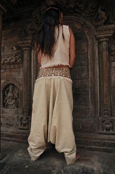 Tribal Afgani woman pants With ASO free print made of cotton | Etsy Harram Pants, Earthy Clothing, Afghani Pants, Desert Clothing, Woman Pants, Drop Crotch Pants, Native American Style, Free Print, Native American Fashion