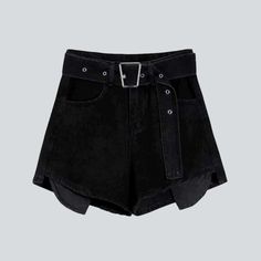 Bring out the urbane-inspired look of your summer wardrobe with our 2023 Summer Collection Inside Out Pocket Denim Shorts! With a high-waisted silhouette. wide-leg cut. and rock-washed finish. it's the perfect combination of couture trend and vintage charm. Plus. the front zipper and button closure ensures a snug. secure shape.Make a Statement Street Style: Show off your laid-back-inspired mode with these chic denim shorts. perfect for any season. Wide-Leg Cut: Flaunt a high-waisted silhouette. Trendy Bottoms With Built-in Shorts, High Waist Jean Shorts For Streetwear With Belt Loops, High-waisted Jean Shorts For Streetwear, Relaxed Fit Wide Leg Jeans With Built-in Shorts, Edgy Cutoff Jean Shorts With Belt Loops, Washed Black Summer Streetwear Bottoms, Summer Washed Black Bottoms For Streetwear, High Rise Jean Shorts With Belt Loops For Streetwear, High Waist Jean Shorts For Streetwear