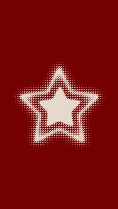 a white star on a red background