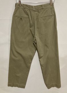 Vintage Military 100% Cotton Khaki Shade 1 Trouser Pants 28x26.5 | eBay Comfortable Pants, Utility Pants, Vintage Military, Trouser Pants, The Rise, Trousers, Shades, Pants, How To Wear