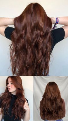 Chestnut Hair, Cabello Hair, Cute Hair Colors, Hair Color Auburn, Hair Stylies, Hair Inspo Color, Ginger Hair, Aesthetic Hair, Blonde Hair Color