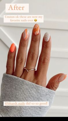 Nails That Will Match Everything, Summer Nail Art Ideas 2024, Simple Short Nail Designs Summer 2024, Fun Neutral Summer Nails, Desert Inspired Nails, August Nail Inspo 2024, Summer Nails With Accent Nail, Cute Classic Nails, Easy Diy Summer Nails