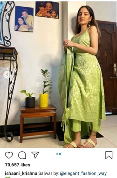 Cocktail Party Outfit Indian Guest, Green Suit For Women, Indian Outfits Lehenga, Indian Kurti