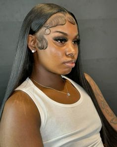 Dramatic Baby Hairs Frontal, Vacay Hairstyles, Wig Installs, Lace Wigs Styles, Black Hair Wigs, Wigs Black, Woman Hairstyles