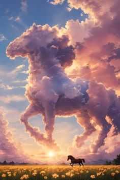 horse, stallion, galloping, clouds, sunset, landscape, cumulonimbus, spring, summer, golden hour, anime landscape, studio ghibli wallpaper, phone wallpaper, sky, beautiful wallpaper, freedom, anime style, Cute Wallpapers Horse, Ghibli Wallpaper Phone, Aesthetic Horse Wallpaper Iphone, Landscape Studio Ghibli, Cute Horse Wallpapers, Phone Wallpaper Sky, Horse Wallpaper Iphone, Hours Wallpaper, Hours Animal