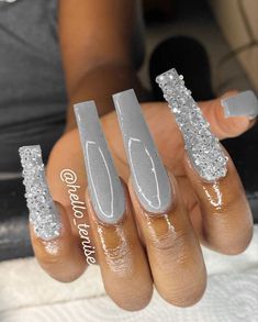 Long Acrylic Nail Designs, Blue Acrylic Nails, Drip Nails, Colored Acrylic Nails, Her Nails, Long Acrylic Nails Coffin, Blue Nail, Long Square Acrylic Nails, Bling Acrylic Nails