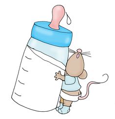 a cartoon mouse carrying a large roll of toilet paper