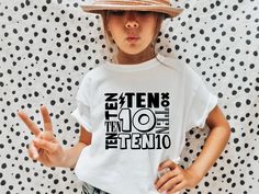 Box Shirts For 8-10, 8 And Great Birthday Shirt, 10 Th Birthday Shirt, Hello Ten Birthday Shirt, Twins 10th Birthday Shirts, Eight Birthday, Retro Kids, Birthday Girl Shirt, Birthday Party Shirt