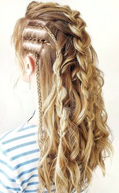 #BraidInspiration#BraidGoals#BraidMagic#BraidQueens#BraidArtistry#BraidPerfection#BraidLove#BraidEnvy#BraidMasterpiece#BraidBeauty#BraidObsession#BraidGlam#BraidChic#BraidTrends#BraidAddict#BraidFashion#BraidElegance#BraidGoddess#BraidSlay#BraidGameStrong Female Viking Hairstyles Braids, Norse Braided Hair, Viking Hairstyles For Wedding, Viking Braids Curly Hair, Braid Jewelry Hairstyles, Viking Curly Hair, Female Viking Braids, Fantasy Hair Styles Warriors Braids, Warrior Princess Hair