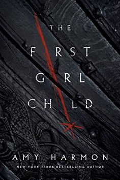 the first girl child book cover with an arrow pointing to it's left side