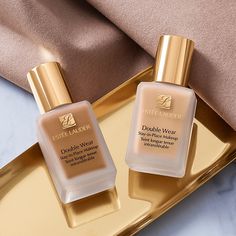 Double Wear Estee Lauder, How To Wear Makeup, Waterproof Foundation, Matte Makeup, Estee Lauder Makeup, Estee Lauder Double Wear, Double Wear, Make Makeup