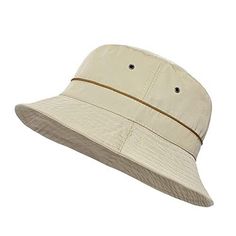 Quick Dry Bucket Hats for Men Outdoor Fisherman Sun Caps (Beige, 7 1/2) Description and features Material: 100% polyester, breathable, durable and packable material Short brim measures around 2.2 inches wide 3 sizes available; 58cm (for head size 7 1/8 - 7 1/4), 60cm (for head size 7 3/8 - 7 1/2) and 62cm (for head size 7 5/8 - 7 3/4) Special mesh layer inside for extra breathability Lightweight & Quick Drying, simple bucket sun hats is perfect for outdoor activities such as camping, fishing, go Bucket Hats For Men, Bob Chapeau, Mens Bucket Hats, Sun Cap, Casual Cap, Fisherman Hat, Bucket Hats, Sun Hats, Panama