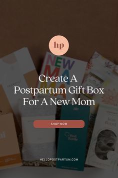 the new mom gift box is open and it's packed with items for her