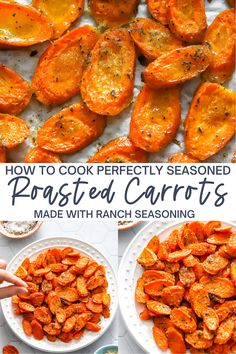 how to cook perfectly seasoned roasted carrots made with ranch seasoning