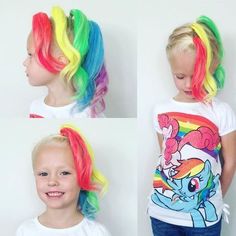 Veja 15 penteados lindos, coloridos e divertidos para fazer no carnaval Easy Wacky Hair Day Ideas, Crazy Hair For Kids, Wacky Hair Day Ideas, Wacky Hair Day, Wacky Hair Days, Crazy Hair Day, Wacky Hair, Crazy Hair Day At School, Crazy Hair Days