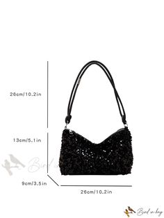 Bird in Bag - Sparkly Sequin Decorated Evening Fall Party Shoulder Bag Rectangular, Fall Party Rectangular Shoulder Bag, Rectangular Shoulder Bag For Fall Party, Trendy Shoulder Bag For Party In Fall, Spring Casual Party Shoulder Bag, Casual Spring Party Shoulder Bag, Casual Party Bags For Fall, Tote Bag Pattern, Box Bag