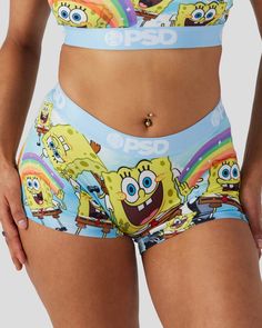 Spongebob Clothes, Spongebob Outfit, Sponge Bob Square Pants, Cute Pajama Sets, Stretch Mesh Fabric, Square Pants, Sponge Bob, Cute Pajamas, Closet Fashion